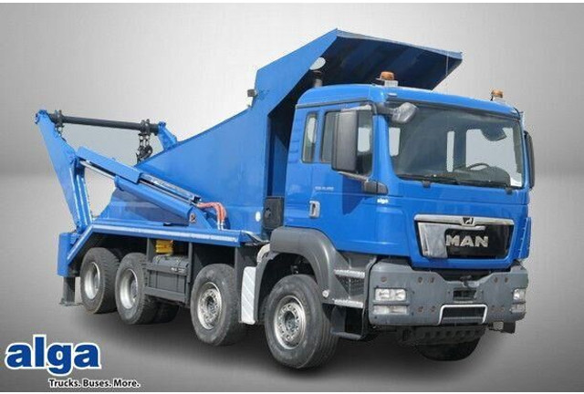 MAN 41.480 TGS 8x4, gr. Federpaket, 37tkm, 4-Achser - Камион со кабелски систем: слика 1 MAN 41.480 TGS 8x4, gr. Federpaket, 37tkm, 4-Achser - Камион со кабелски систем: слика 1