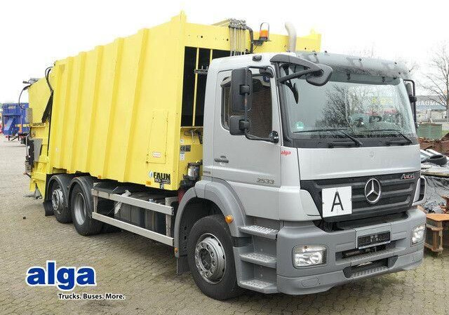 Mercedes-Benz 2533 L Axor 6x2,Faun,Variopress,Zöller-Schüttung - Камион за ѓубре: слика 1 Mercedes-Benz 2533 L Axor 6x2,Faun,Variopress,Zöller-Schüttung - Камион за ѓубре: слика 1