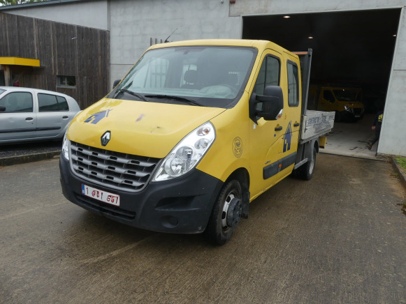 Camionnette plateau double cabine Renault Master DCI150 (2012-171.164 km-VIN:VF1MBH6F346533282) - Комбе со отворен сандак, Комби со двојна кабина: слика 1 Camionnette plateau double cabine Renault Master DCI150 (2012-171.164 km-VIN:VF1MBH6F346533282) - Комбе со отворен сандак, Комби со двојна кабина: слика 1