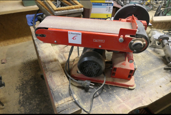 Ponceuse à bande + lapidaire Einhell TC-US 400 - Машина за обработка на дрво: слика 1 Ponceuse à bande + lapidaire Einhell TC-US 400 - Машина за обработка на дрво: слика 1