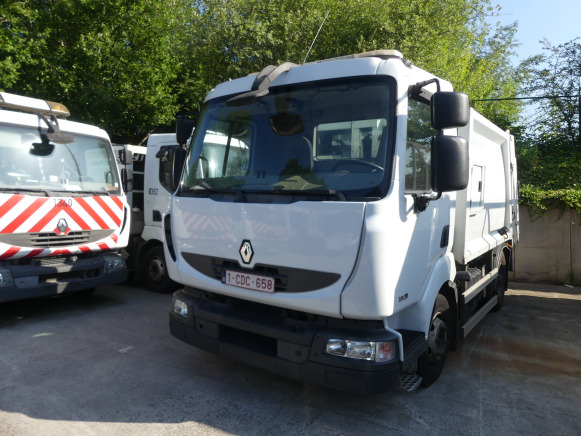 REF:1380 - Camion poubelle Renault Midlum 180DXI (2011-183.874 km) - Камион за ѓубре: слика 1 REF:1380 - Camion poubelle Renault Midlum 180DXI (2011-183.874 km) - Камион за ѓубре: слика 1