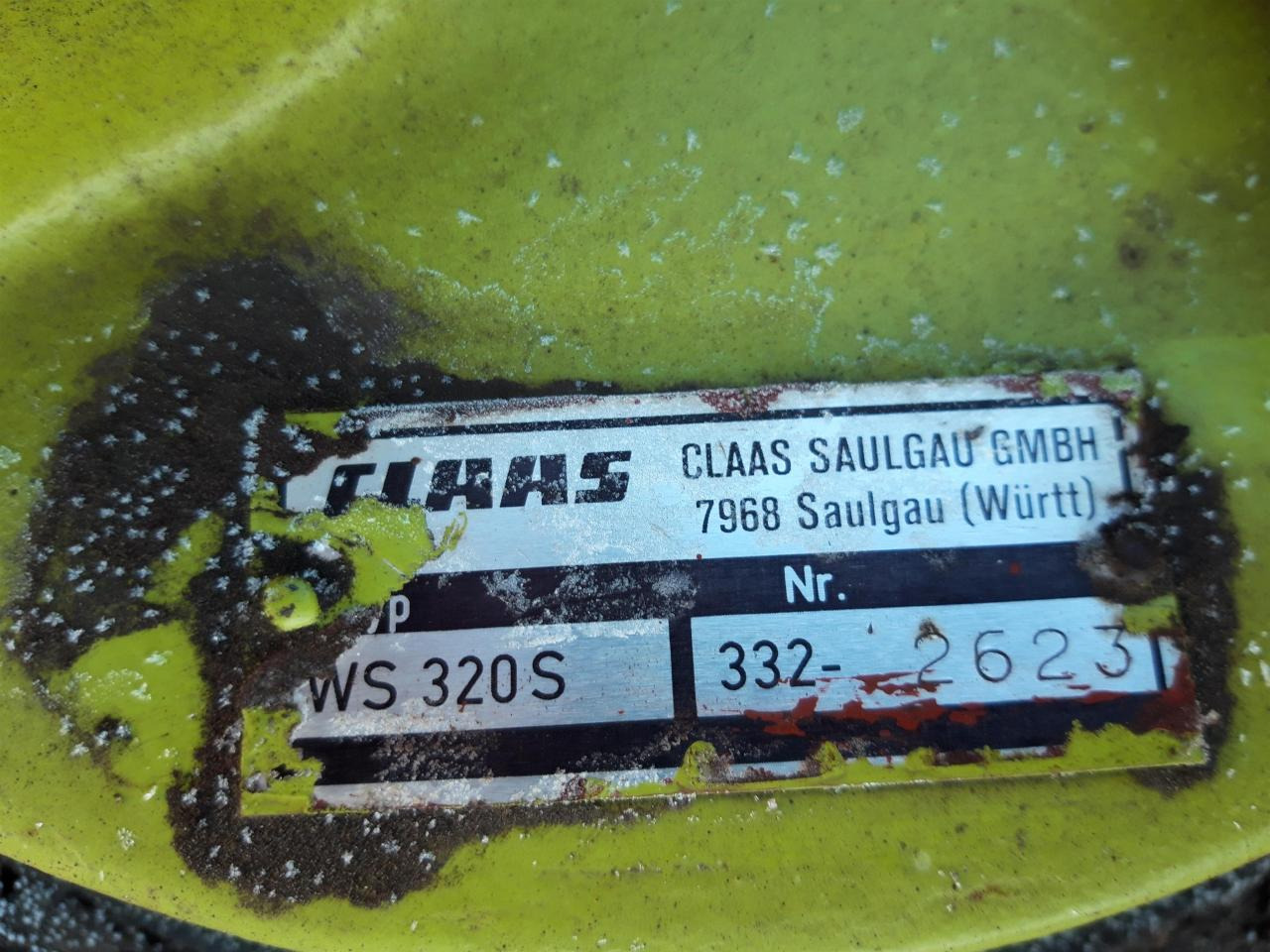 CLAAS WS 320 S - Превртувач и гребло: слика 3 CLAAS WS 320 S - Превртувач и гребло: слика 3