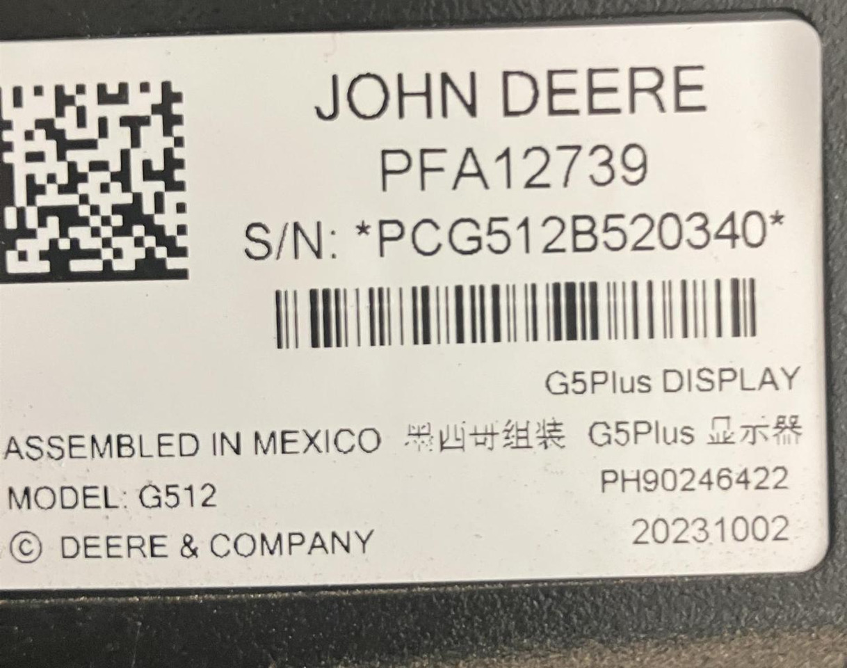 John Deere Erw. Display G5Plus - Систем за навигација за Земјоделска машина: слика 2 John Deere Erw. Display G5Plus - Систем за навигација за Земјоделска машина: слика 2