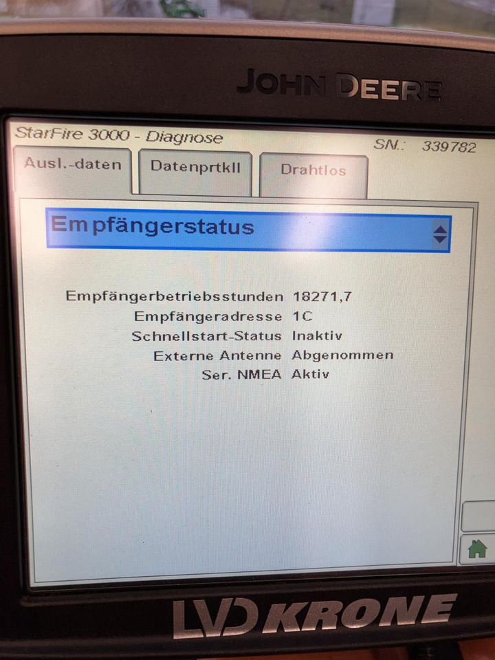 John Deere SF3000 - Систем за навигација за Земјоделска машина: слика 5 John Deere SF3000 - Систем за навигација за Земјоделска машина: слика 5