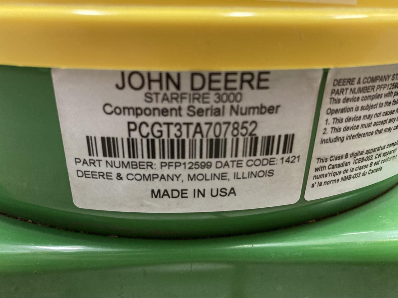John Deere SF3000 SF2 - Систем за навигација за Земјоделска машина: слика 5 John Deere SF3000 SF2 - Систем за навигација за Земјоделска машина: слика 5