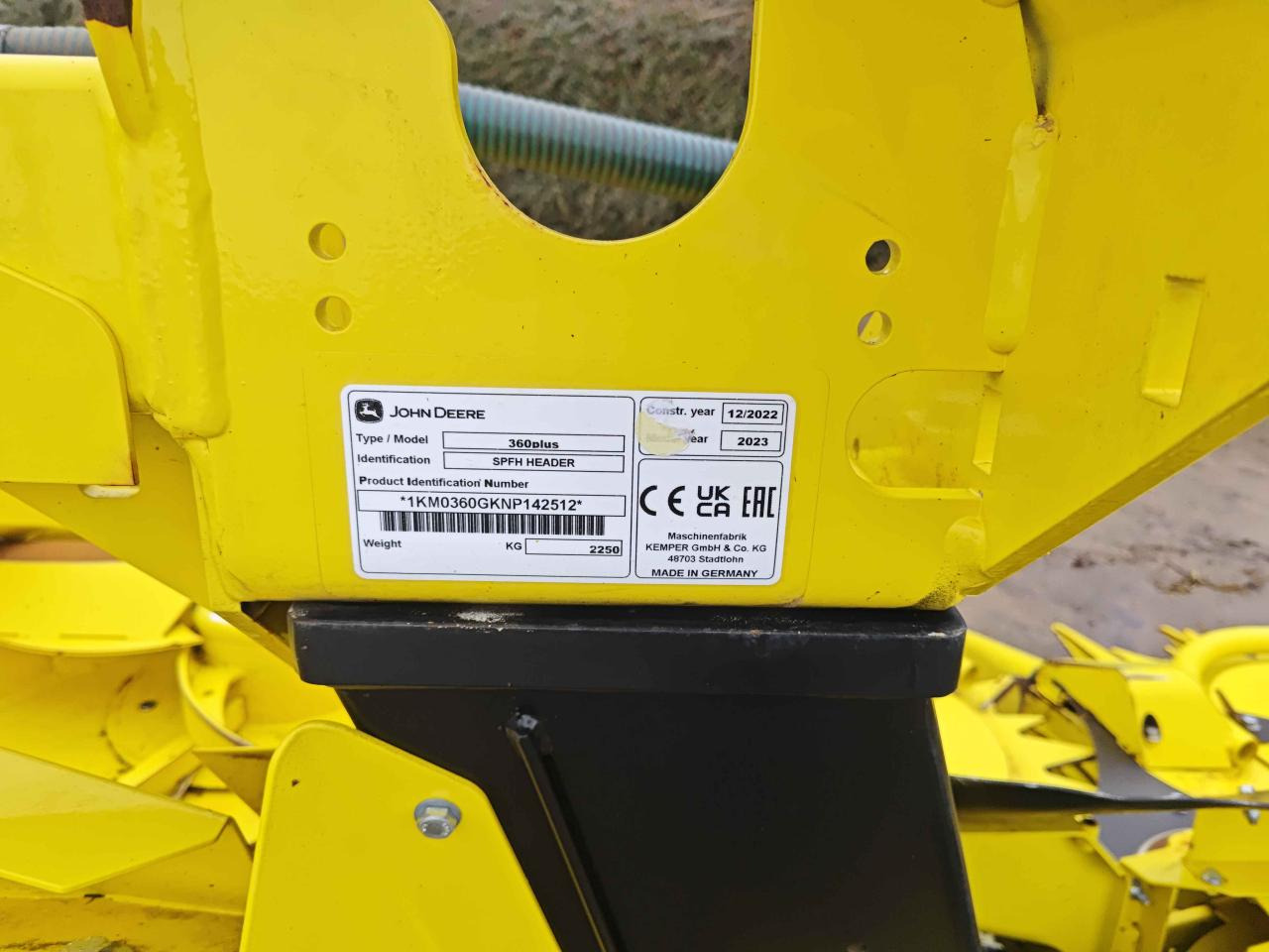 Kemper 360Plus - Додатни делови за жнеач на сточна храна: слика 5 Kemper 360Plus - Додатни делови за жнеач на сточна храна: слика 5