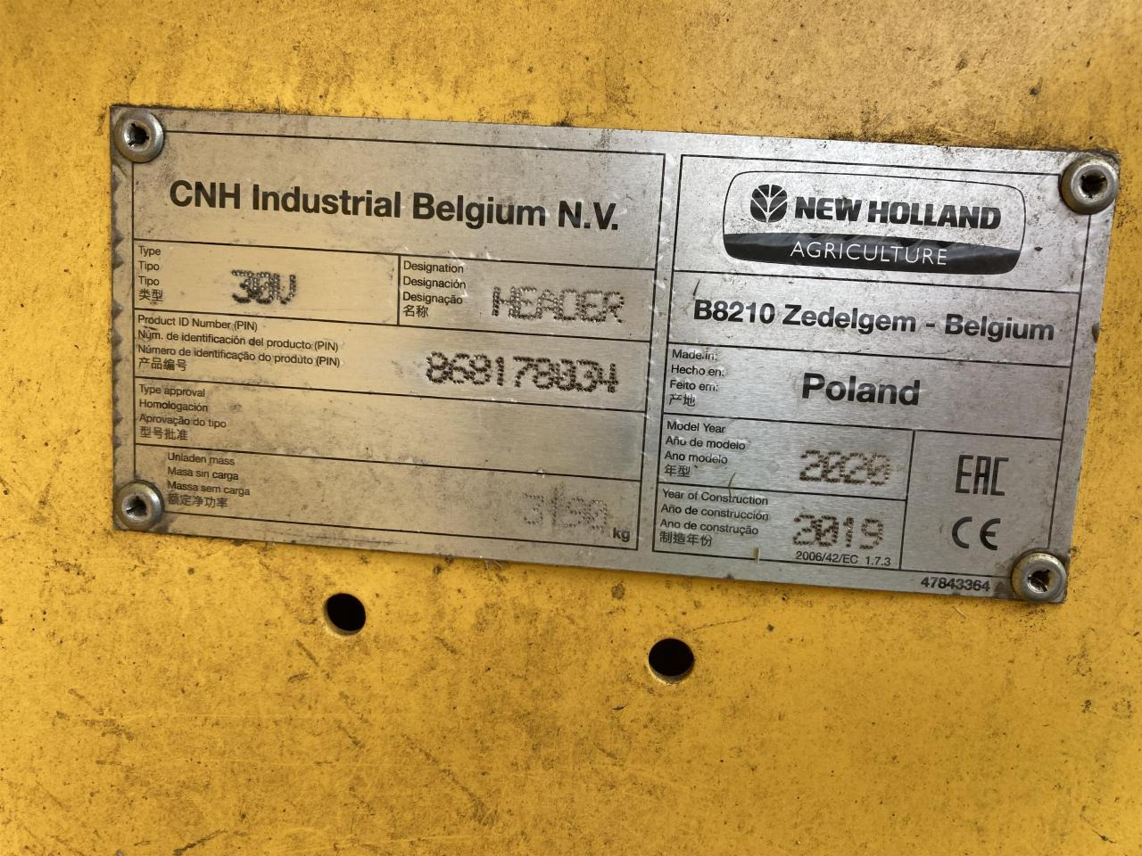 New Holland CX 8.90 - Комбајн: слика 5 New Holland CX 8.90 - Комбајн: слика 5
