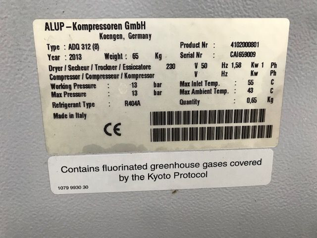 Alup ADQ 312 Luchtdroger 5.200 L/min. 13 Bar - Компресор за воздух: слика 3 Alup ADQ 312 Luchtdroger 5.200 L/min. 13 Bar - Компресор за воздух: слика 3