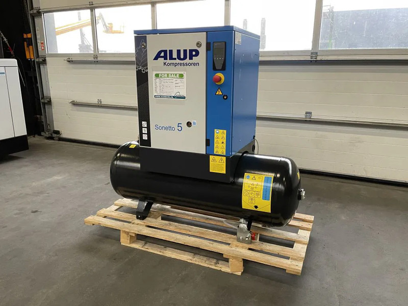 Alup Sonetto 5 - 200 Elektrische Schroefcompressor 4 kW 470 L/Min 10 Bar op ketel - Компресор за воздух: слика 2 Alup Sonetto 5 - 200 Elektrische Schroefcompressor 4 kW 470 L/Min 10 Bar op ketel - Компресор за воздух: слика 2