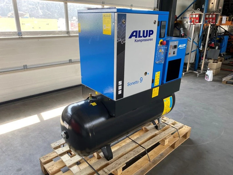 Alup Sonetto 9+ 270 Elektrische Schroefcompressor met ketel en droger 7.5 kW 980 L / min 10 Bar - Компресор за воздух: слика 2 Alup Sonetto 9+ 270 Elektrische Schroefcompressor met ketel en droger 7.5 kW 980 L / min 10 Bar - Компресор за воздух: слика 2