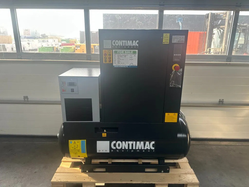 Contimac NS CN 10S 270D 7.5 kW 965 L / min 10 Bar Elektrische Schroefcompressor met Droger en Ketel - Компресор за воздух: слика 1 Contimac NS CN 10S 270D 7.5 kW 965 L / min 10 Bar Elektrische Schroefcompressor met Droger en Ketel - Компресор за воздух: слика 1