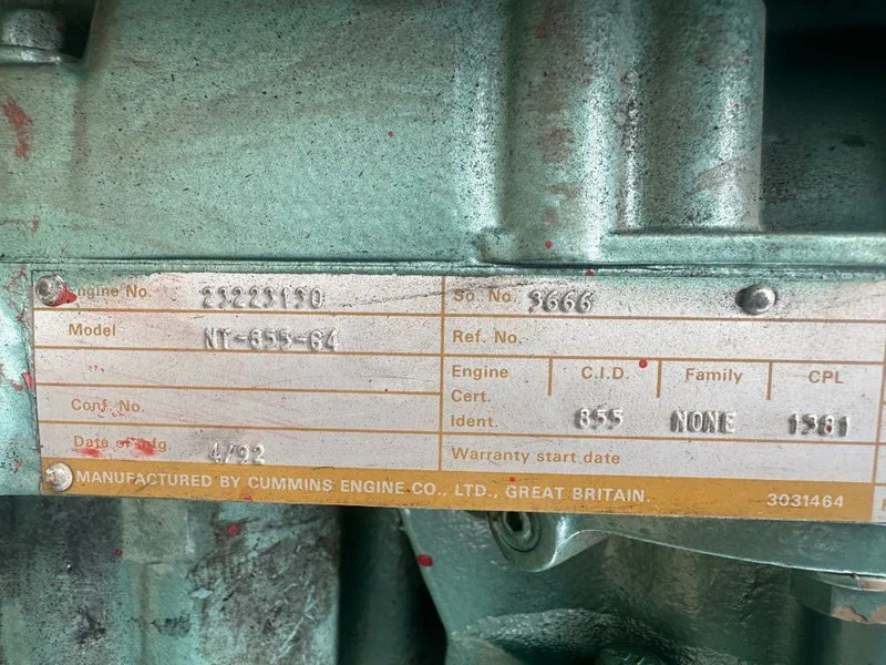 Cummins NT 855 G4 Waterpomp 515 m3 / h 8.5 Bar as new ! 455 hours ! Diesel Waterpump - Пумпа за вода: слика 5 Cummins NT 855 G4 Waterpomp 515 m3 / h 8.5 Bar as new ! 455 hours ! Diesel Waterpump - Пумпа за вода: слика 5