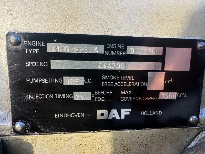 DAF DHTD 825 A 80 kVA noodstroom generatorset aggregaat ex Emergency - Генераторска поставка: слика 3 DAF DHTD 825 A 80 kVA noodstroom generatorset aggregaat ex Emergency - Генераторска поставка: слика 3