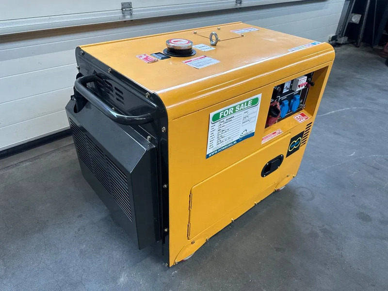 Diesel Diesel Generator UK-9500 5.5 kW 230 en 400 Volt Silent Diesel generator New ! - Генераторска поставка: слика 4 Diesel Diesel Generator UK-9500 5.5 kW 230 en 400 Volt Silent Diesel generator New ! - Генераторска поставка: слика 4