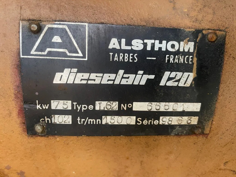 Dieselair Alsthom Unelec 85 kVA noodstroom generatorset ex Emergency - Генераторска поставка: слика 3 Dieselair Alsthom Unelec 85 kVA noodstroom generatorset ex Emergency - Генераторска поставка: слика 3