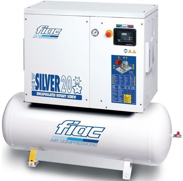 Fiac High Quality Silent Schroefcompressoren met luchtketel - Компресор за воздух: слика 1 Fiac High Quality Silent Schroefcompressoren met luchtketel - Компресор за воздух: слика 1
