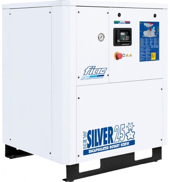 Fiac New Silver 25 Silent 18.5 kW 2500 L / min 10 Bar Elektrische Schroefcompressor - Компресор за воздух: слика 1 Fiac New Silver 25 Silent 18.5 kW 2500 L / min 10 Bar Elektrische Schroefcompressor - Компресор за воздух: слика 1