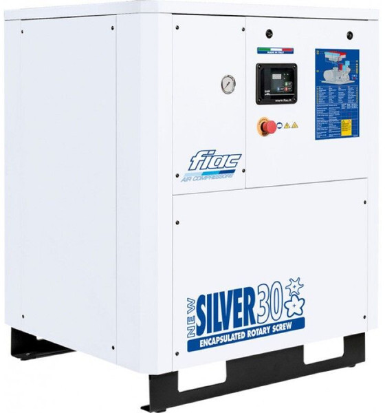 Fiac New Silver 30 Silent 22 KW 2970 L / min 10 Bar Elektrische Schroefcompressor - Компресор за воздух: слика 1 Fiac New Silver 30 Silent 22 KW 2970 L / min 10 Bar Elektrische Schroefcompressor - Компресор за воздух: слика 1