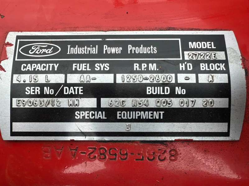 Ford 2722E Van Wijk & Boerma 192 m3 / h 7 Bar Diesel Waterpomp 349 hours ! - Пумпа за вода: слика 3 Ford 2722E Van Wijk & Boerma 192 m3 / h 7 Bar Diesel Waterpomp 349 hours ! - Пумпа за вода: слика 3