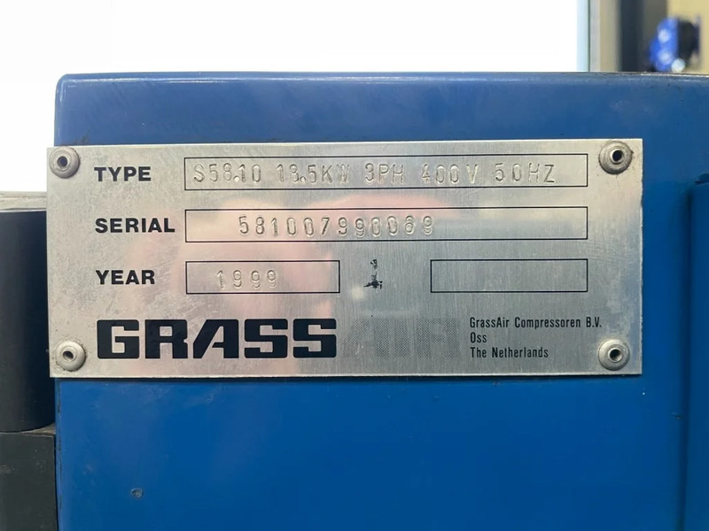 Grassair S58.10 Elektrische Schroefcompressor 18.5 kW 2500 L / min 10 Bar - Компресор за воздух: слика 4 Grassair S58.10 Elektrische Schroefcompressor 18.5 kW 2500 L / min 10 Bar - Компресор за воздух: слика 4