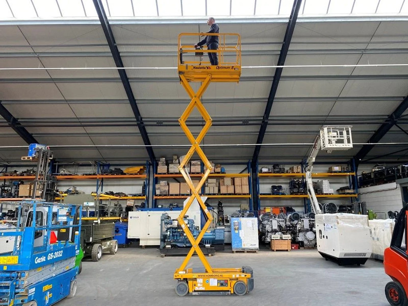Haulotte Optimum 8 Elektrische Schaarhoogwerker 7.8 meter werkhoogte als nieuw ! 28 uur ! - Кревач ножица: слика 4 Haulotte Optimum 8 Elektrische Schaarhoogwerker 7.8 meter werkhoogte als nieuw ! 28 uur ! - Кревач ножица: слика 4