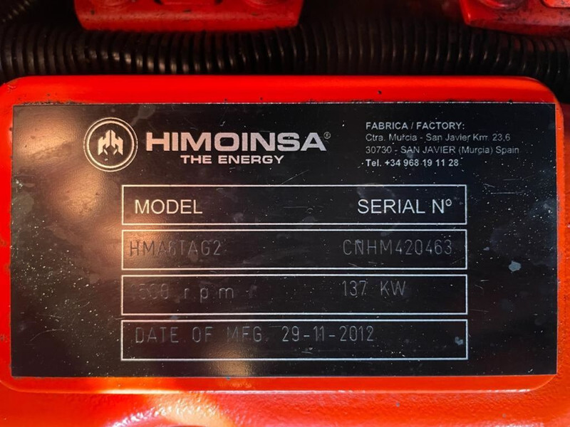 Himoinsa HMA6TAG2 Mecc Alte Spa 150 kVA Silent generatorset - Генераторска поставка: слика 4 Himoinsa HMA6TAG2 Mecc Alte Spa 150 kVA Silent generatorset - Генераторска поставка: слика 4