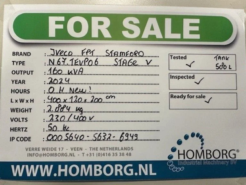 Iveco FPT Stage 5 Stamford 160 kVA Rental Silent generatorset Stage V New - Генераторска поставка: слика 2 Iveco FPT Stage 5 Stamford 160 kVA Rental Silent generatorset Stage V New - Генераторска поставка: слика 2