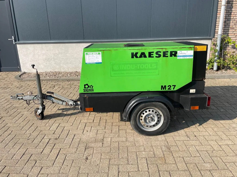 Kaeser M27 Kubota 2,7 m3 / min 7 Bar 18 kW Mobiele Silent Diesel Compressor - Компресор за воздух: слика 1 Kaeser M27 Kubota 2,7 m3 / min 7 Bar 18 kW Mobiele Silent Diesel Compressor - Компресор за воздух: слика 1