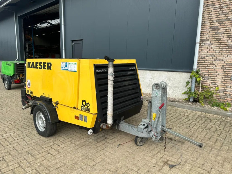 Kaeser M80 Kubota 8.1 m3 / min 7 Bar 55 kW Mobiele Silent Diesel Compressor - Компресор за воздух: слика 2 Kaeser M80 Kubota 8.1 m3 / min 7 Bar 55 kW Mobiele Silent Diesel Compressor - Компресор за воздух: слика 2