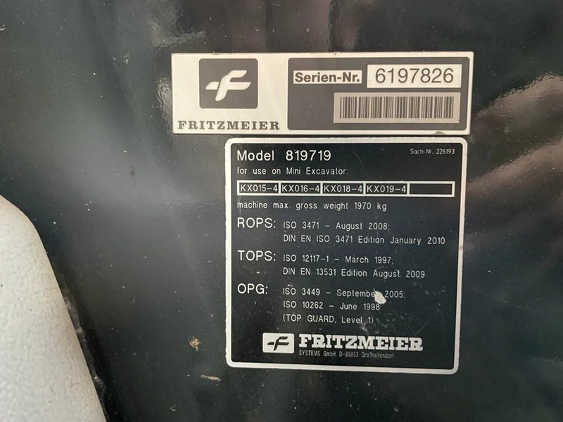 Kubota KX019-4 Mini Graver Rups Graafmachine Diesel as New ! - Мини багер: слика 4 Kubota KX019-4 Mini Graver Rups Graafmachine Diesel as New ! - Мини багер: слика 4