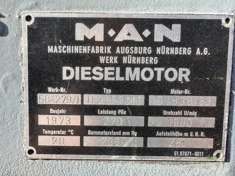 MAN D2858 MT AvK 250 kVA Noodstroom generatorset ex Emergency - Генераторска поставка: слика 4 MAN D2858 MT AvK 250 kVA Noodstroom generatorset ex Emergency - Генераторска поставка: слика 4