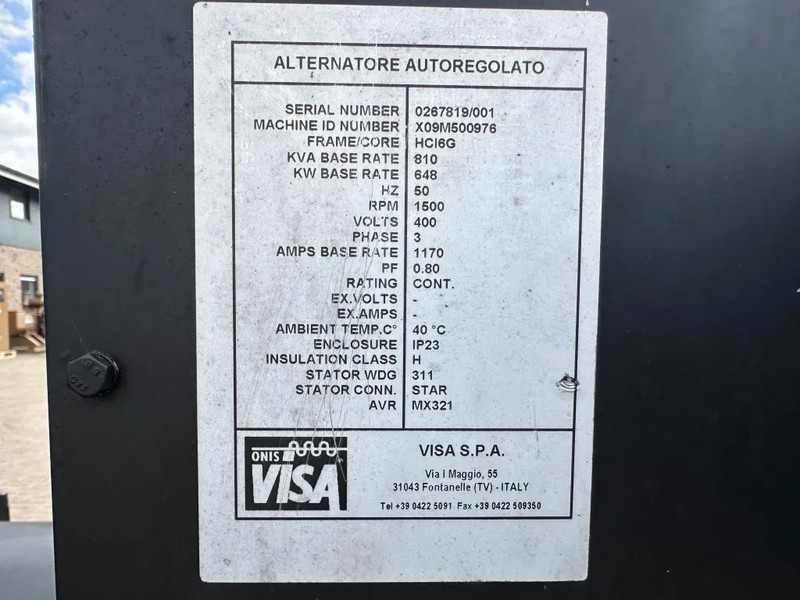 MTU 12V 2000 Stamford 810 kVA generatorset - Генераторска поставка: слика 4 MTU 12V 2000 Stamford 810 kVA generatorset - Генераторска поставка: слика 4