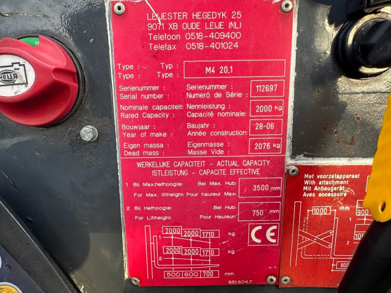 Moffett M4 20.1 Kubota Diesel Kooiaap 2 ton Sideshift Positioner Meeneemheftruck - Мобилен вилушкар: слика 5 Moffett M4 20.1 Kubota Diesel Kooiaap 2 ton Sideshift Positioner Meeneemheftruck - Мобилен вилушкар: слика 5