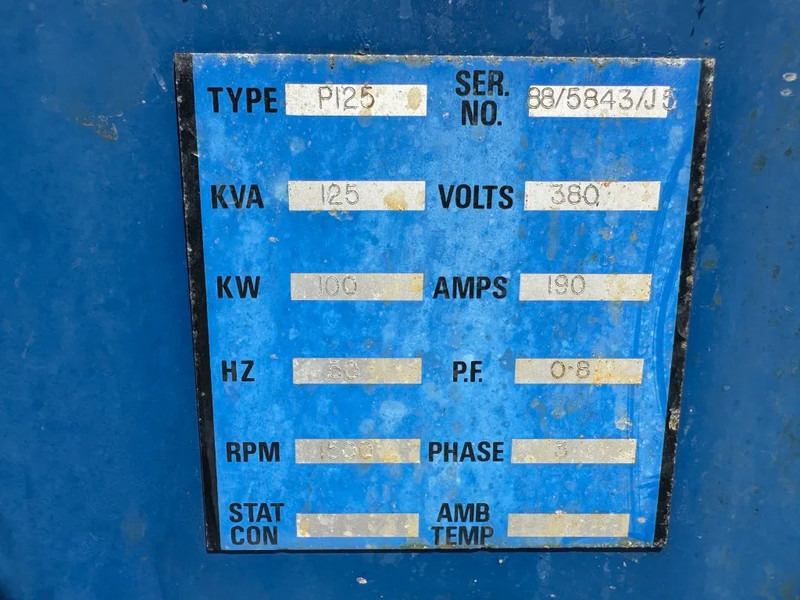 Perkins FG Wilson Stamford 125 kVA generatorset - Генераторска поставка: слика 3 Perkins FG Wilson Stamford 125 kVA generatorset - Генераторска поставка: слика 3