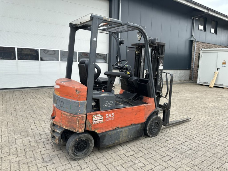 Електричен вилушкар Toyota 7FBMF20 2 ton Triplex Freelift Sideshift Elektra Heftruck: слика 18