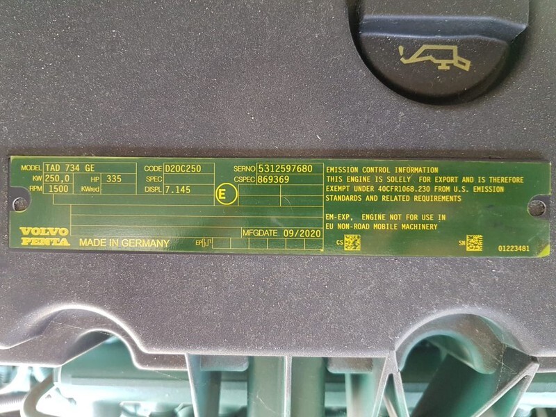 Volvo 275 kVA TAD 734 GE Stamford Supersilent generatorset New ! - Генераторска поставка: слика 5 Volvo 275 kVA TAD 734 GE Stamford Supersilent generatorset New ! - Генераторска поставка: слика 5
