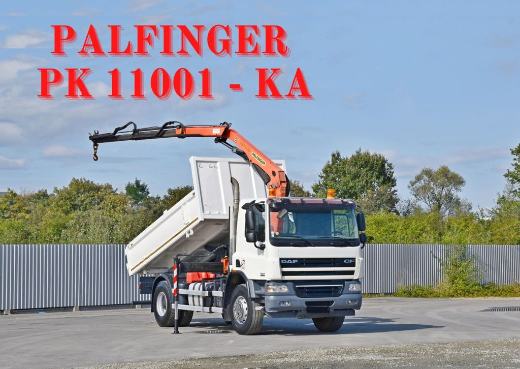 DAF CF 75.310 Kipper 4,30 m + KRAN * TOPZUSTAND - Кипер, Камион со кран: слика 1 DAF CF 75.310 Kipper 4,30 m + KRAN * TOPZUSTAND - Кипер, Камион со кран: слика 1