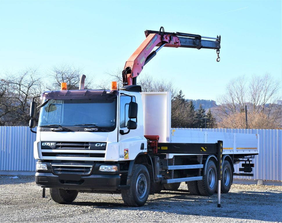 DAF CF 75.360 Pritsche 7,95 m + KRAN / FUNK * 6x4 DAF CF 75.360 Pritsche 7,95 m + KRAN / FUNK * 6x4 - Камион со кран, Камион со платформа: слика 2 DAF CF 75.360 Pritsche 7,95 m + KRAN / FUNK * 6x4 DAF CF 75.360 Pritsche 7,95 m + KRAN / FUNK * 6x4 - Камион со кран, Камион со платформа: слика 2