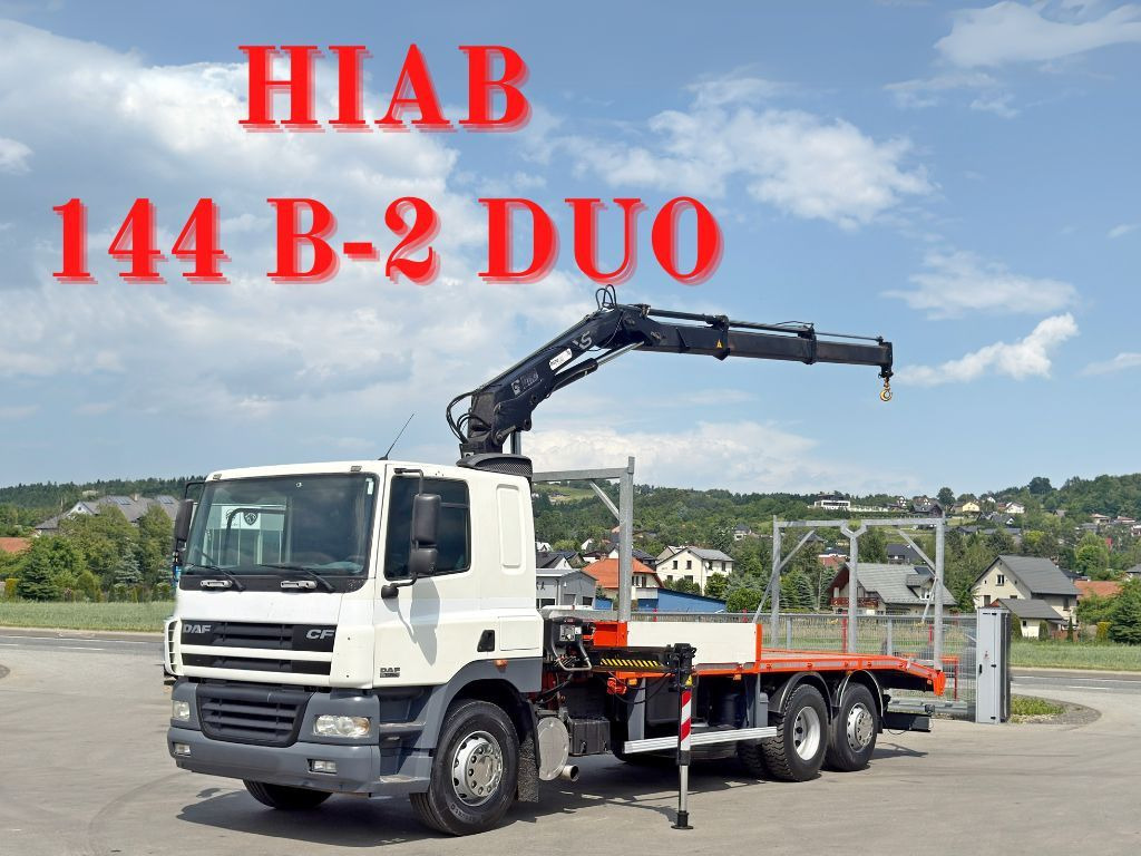 DAF CF 85.380*ABSCHLEPPWAGEN 7,20m+ HIAB 144 B-2 DUO - Камион за влечење: слика 1 DAF CF 85.380*ABSCHLEPPWAGEN 7,20m+ HIAB 144 B-2 DUO - Камион за влечење: слика 1