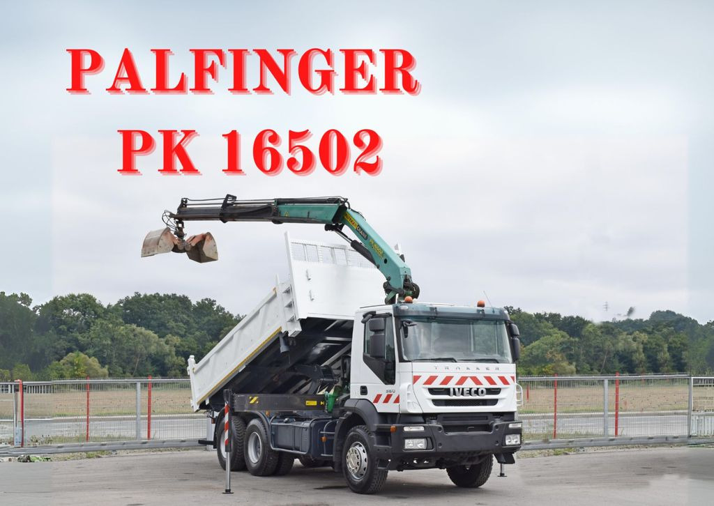 Iveco TRAKKER 360 * Kipper 5,20m* PK 16502 / FUNK*6x4 - Камион со кран, Кипер: слика 1 Iveco TRAKKER 360 * Kipper 5,20m* PK 16502 / FUNK*6x4 - Камион со кран, Кипер: слика 1