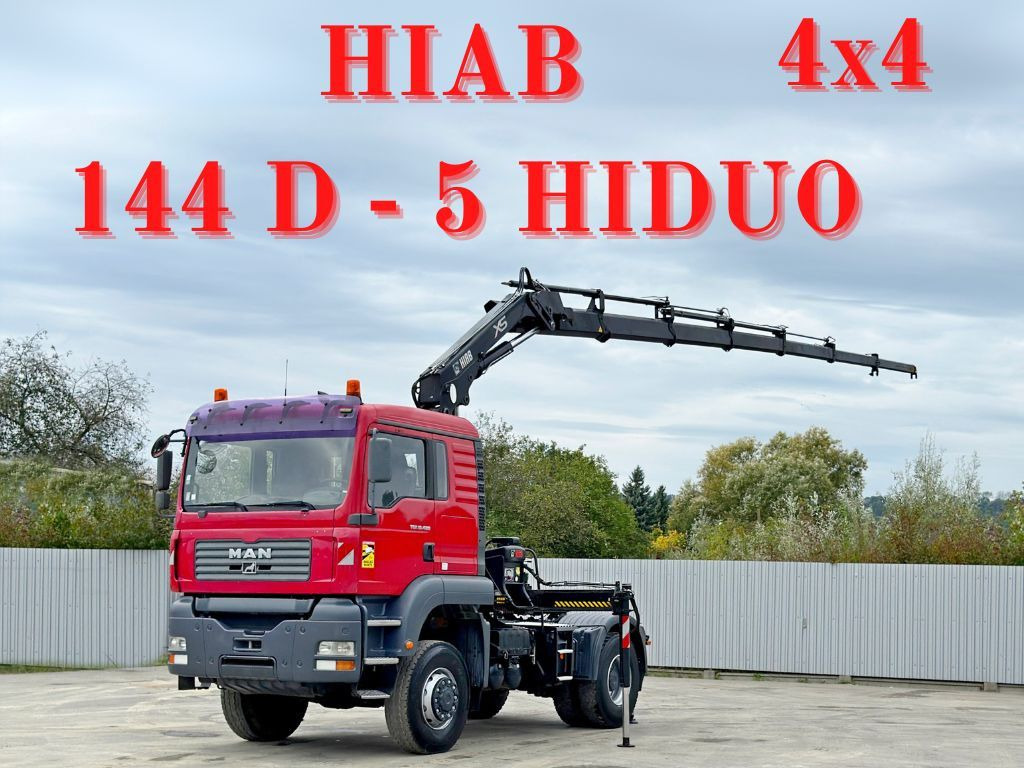 MAN TGS 18.480 * HIAB 144 D - HIDUO + FUNK/ 4x4 *TOP - Камион влекач: слика 1 MAN TGS 18.480 * HIAB 144 D - HIDUO + FUNK/ 4x4 *TOP - Камион влекач: слика 1