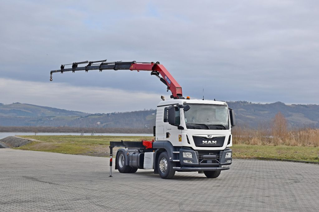 MAN TGS 18.500 Sattelzugmaschine + KRAN/FUNK MAN TGS 18.500 Sattelzugmaschine + KRAN/FUNK - Камион влекач: слика 2 MAN TGS 18.500 Sattelzugmaschine + KRAN/FUNK MAN TGS 18.500 Sattelzugmaschine + KRAN/FUNK - Камион влекач: слика 2