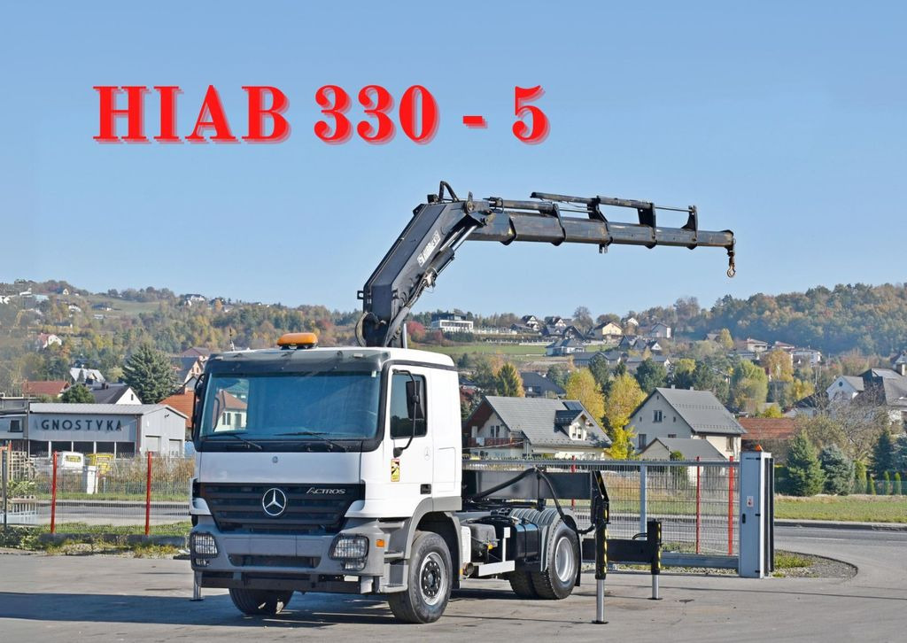 Mercedes-Benz ACTROS 1844 * Sattelzugmaschine *HIAB 330-5/FUNK Mercedes-Benz ACTROS 1844 * Sattelzugmaschine *HIAB 330-5/FUNK - Камион влекач: слика 1 Mercedes-Benz ACTROS 1844 * Sattelzugmaschine *HIAB 330-5/FUNK Mercedes-Benz ACTROS 1844 * Sattelzugmaschine *HIAB 330-5/FUNK - Камион влекач: слика 1