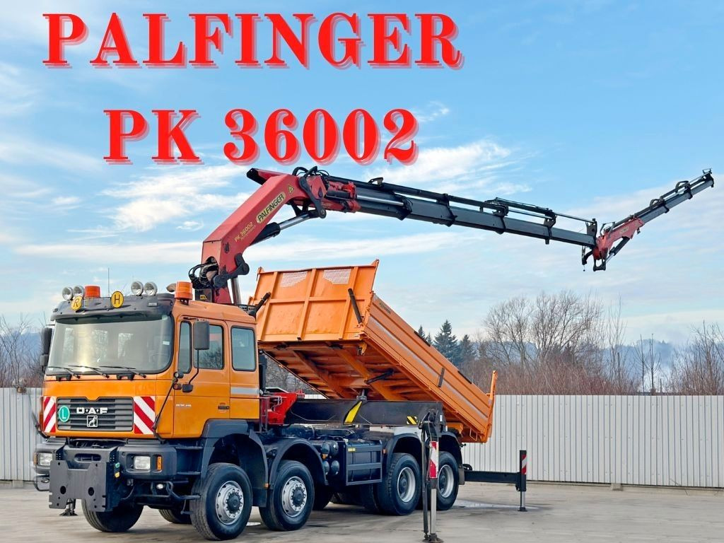 MAN 35.414 * PALFINGER PK 36002 +FUNK / 8x6 - Камион со кран: слика 1 MAN 35.414 * PALFINGER PK 36002 +FUNK / 8x6 - Камион со кран: слика 1