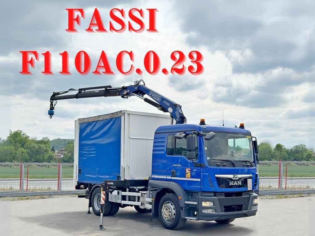 MAN TGM 15.250* FASSI F110A.0.23 * TOPZUSTAND - Камион со кран: слика 1 MAN TGM 15.250* FASSI F110A.0.23 * TOPZUSTAND - Камион со кран: слика 1
