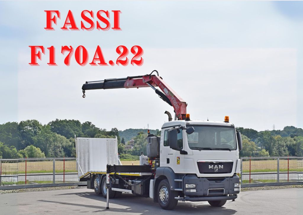 MAN TGS 26.320 * FASSI F170A.22 + FUNK* TOPZUSTAND MAN TGS 26.320 * FASSI F170A.22 + FUNK* TOPZUSTAND - Камион за влечење: слика 1 MAN TGS 26.320 * FASSI F170A.22 + FUNK* TOPZUSTAND MAN TGS 26.320 * FASSI F170A.22 + FUNK* TOPZUSTAND - Камион за влечење: слика 1