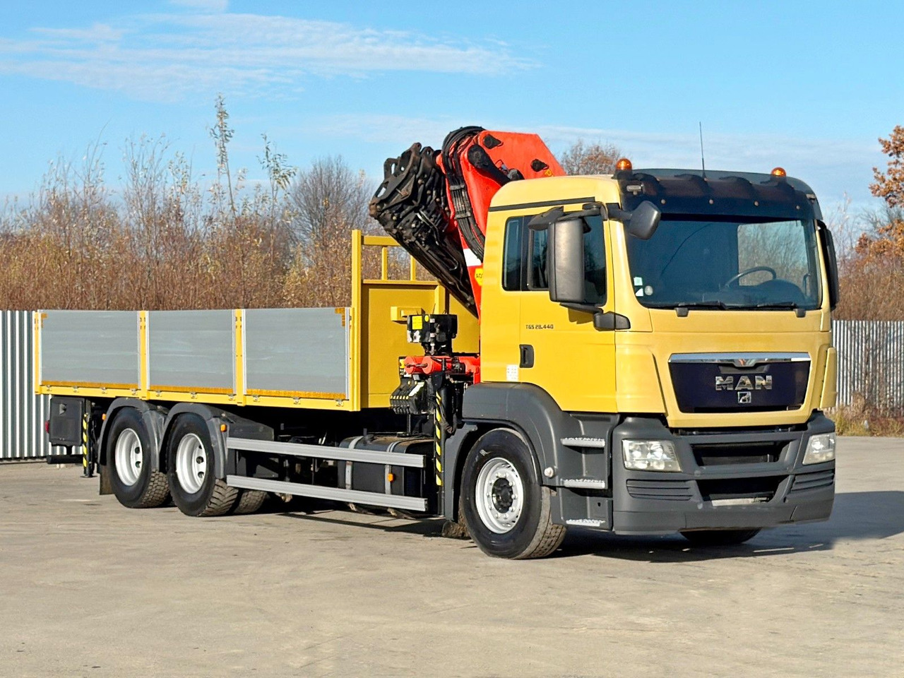 MAN TGS 28.440 Pritsche 6,55* PALFINGER PK 4502 - Камион со кран: слика 3 MAN TGS 28.440 Pritsche 6,55* PALFINGER PK 4502 - Камион со кран: слика 3