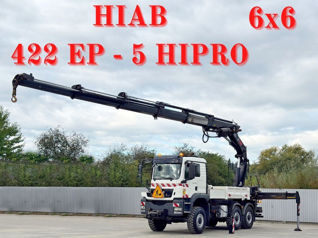MAN TGS 33.400* HIAB 422 EP-5HIPRO * 6x6 * TOP - Камион со кран: слика 1 MAN TGS 33.400* HIAB 422 EP-5HIPRO * 6x6 * TOP - Камион со кран: слика 1