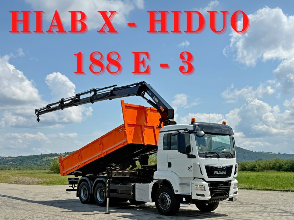 MAN TGS 33.440 * HIAB X-HIDUO 188 E-5 + FUNK * 6x4 - Кипер, Камион со кран: слика 1 MAN TGS 33.440 * HIAB X-HIDUO 188 E-5 + FUNK * 6x4 - Кипер, Камион со кран: слика 1