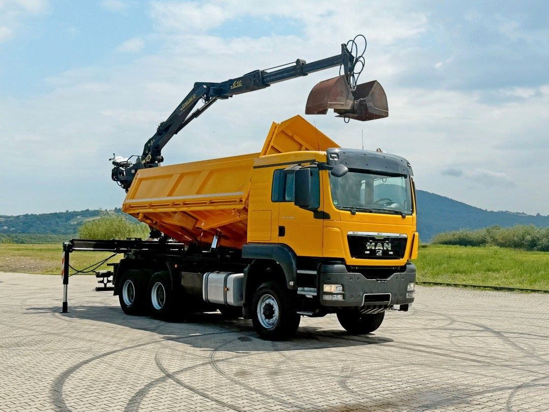 MAN TGS 33.480*KIPPER 5,10m * EPSILON E165Z76* 6x6 MAN TGS 33.480*KIPPER 5,10m * EPSILON E165Z76* 6x6 - Камион со кран, Кипер: слика 2 MAN TGS 33.480*KIPPER 5,10m * EPSILON E165Z76* 6x6 MAN TGS 33.480*KIPPER 5,10m * EPSILON E165Z76* 6x6 - Камион со кран, Кипер: слика 2